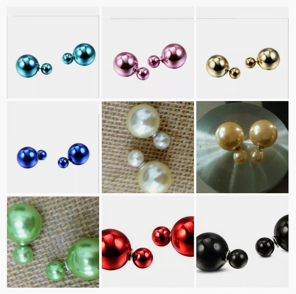 Bundle Deal!  Big ball earrings bundle